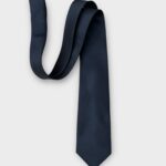 Cà vạt nam màu đen - chất liệu lụa Poly cao cấp - cv170101