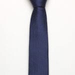 Cà vạt lụa xanh chấm trắng – cv170205