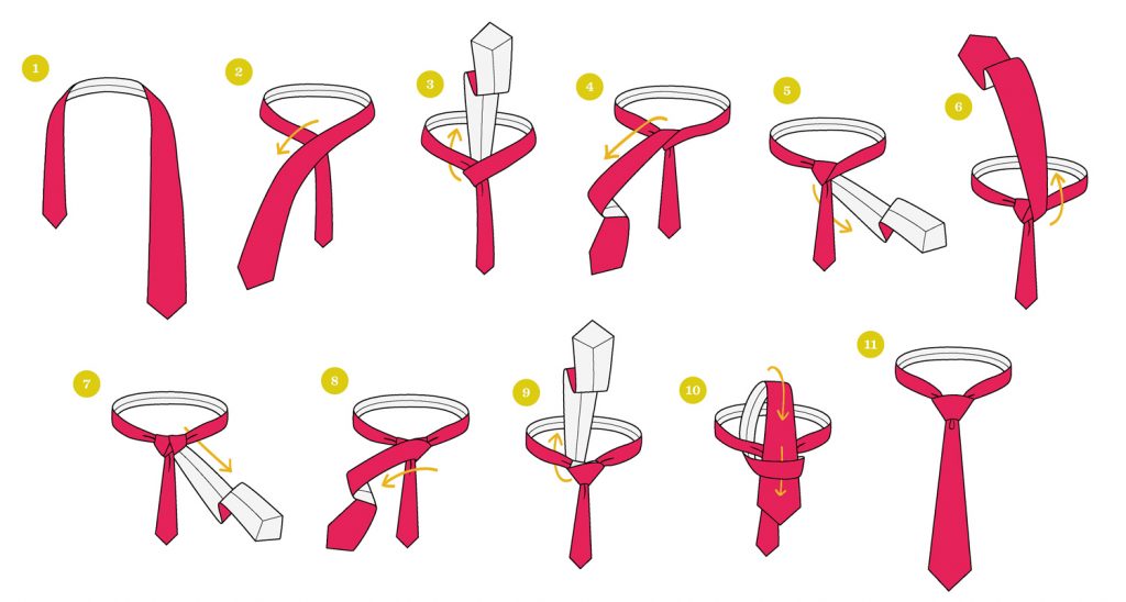Cách Thắt Cà Vạt Kiểu Truyền Thống Windsor - Cà Vạt Cao Cấp - Cavat, Caravat,  Nơ Chất Lượng