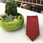 Cà vạt đỏ đô bản nhỏ - cv180712