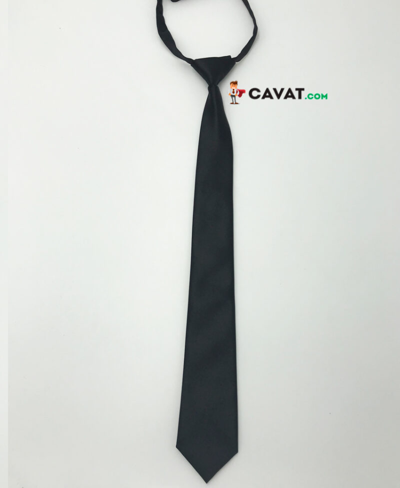 Cà vạt thắt sẵn đen - cv270719 - Ảnh 2