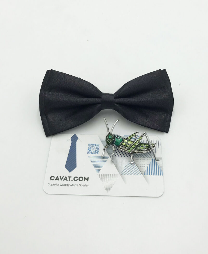 Nơ đeo cổ nam - đen - n030320