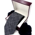 Cà vạt Wool/Nỉ xám - W30042020
