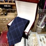 Cà vạt Wool/Nỉ xanh coban đậm - W23072020