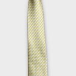 Cà vạt vàng chấm xanh trắng - cv020624