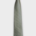 Cà vạt vàng sọc xanh đen - cv030624