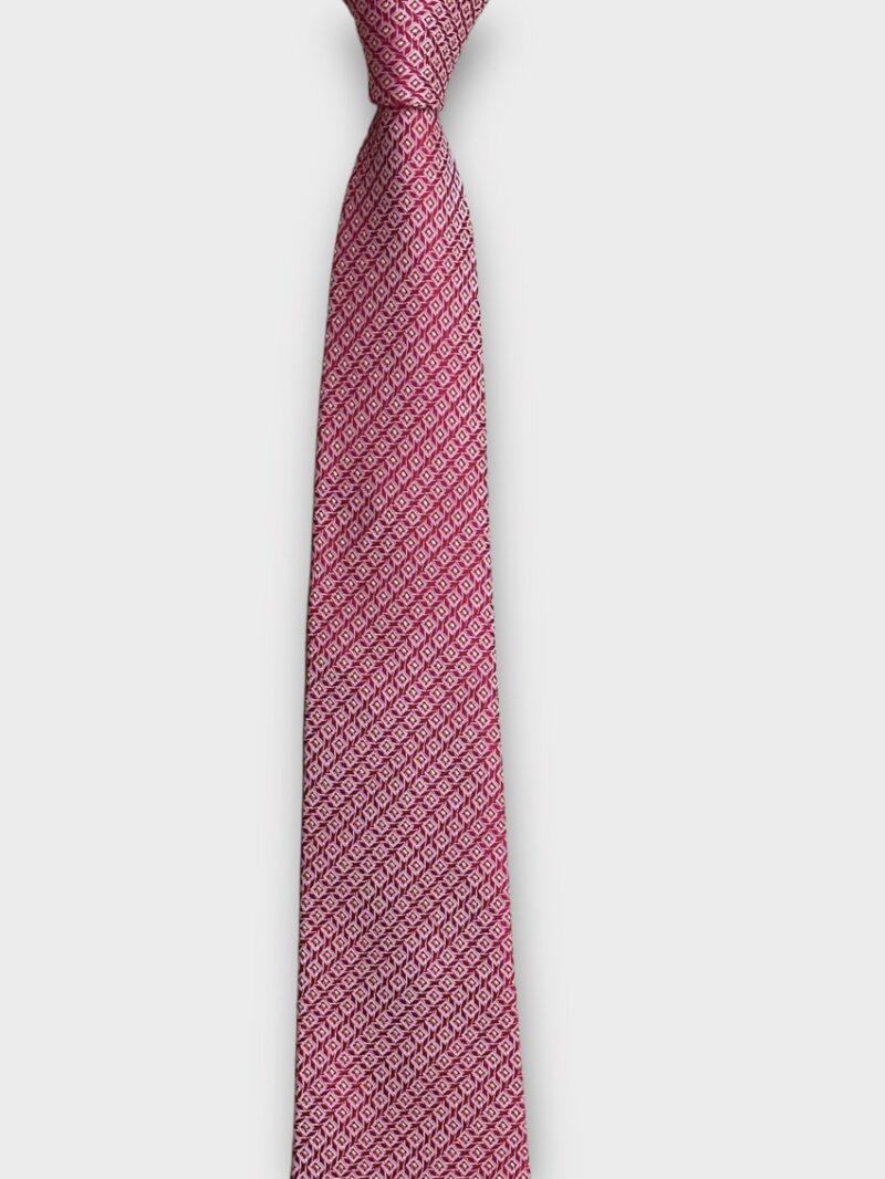 Cà vạt đỏ cà rốt chấm trắng - cv070624