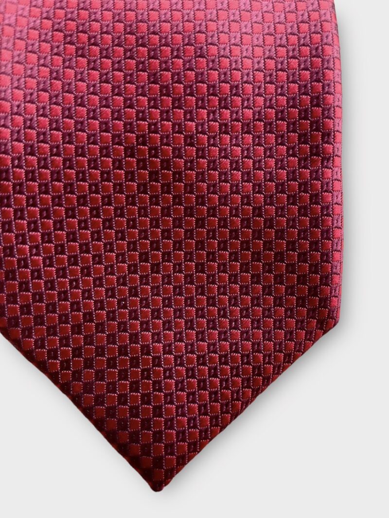 Cà vạt đỏ đô chấm đỏ - cv130624 - Ảnh 3